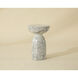 Goya 20 X 13.5 inch Marble Look / White Outdoor End Table